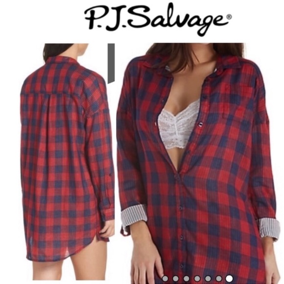 PJ Salvage Other - BOGO FREE🎉NEW! PJ Salvage Buffalo Plaid Nightgown